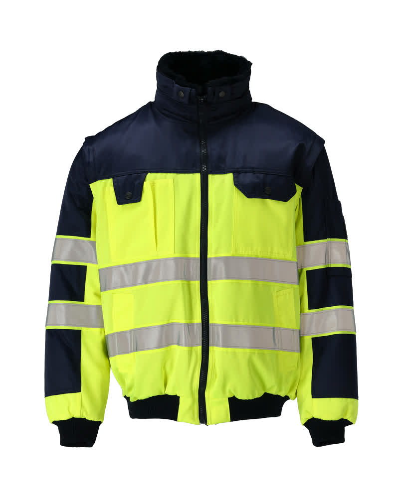 Mascot Safe Image Jassen 00920-660 Livigno fluo geel-marineblauw(171)