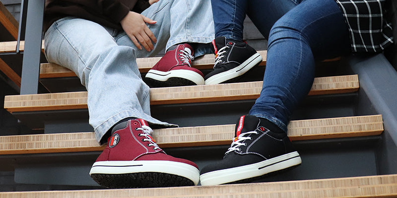 Redbrick Safety Sneakers Ladies Line Werkschoen Roxanne laag S3 dames rood