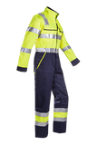 Sioen Overalls Macas Multinorm- ARC fluo geel-marineblauw