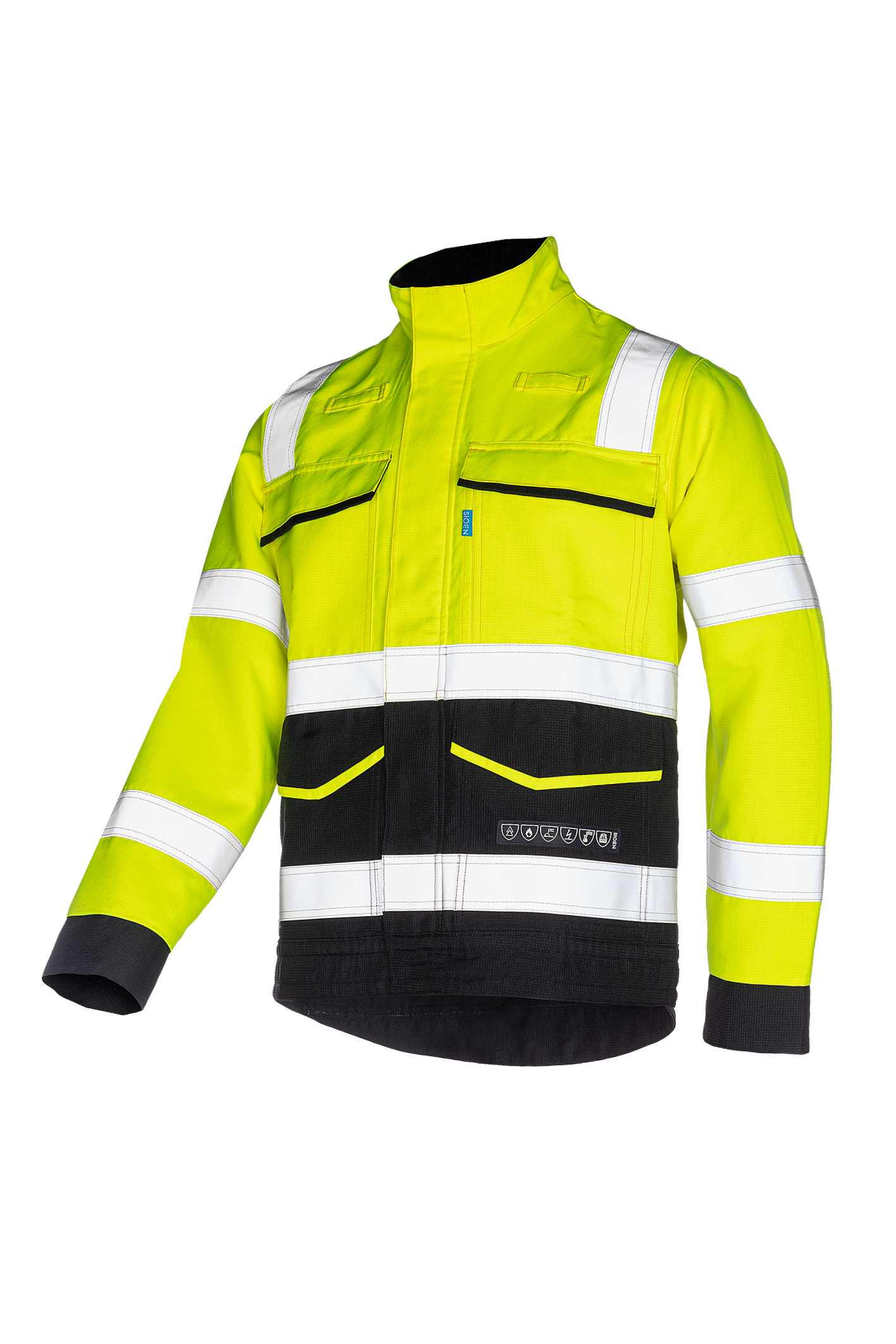 Sioen blouson Orlu multinorm fluo geel-marine