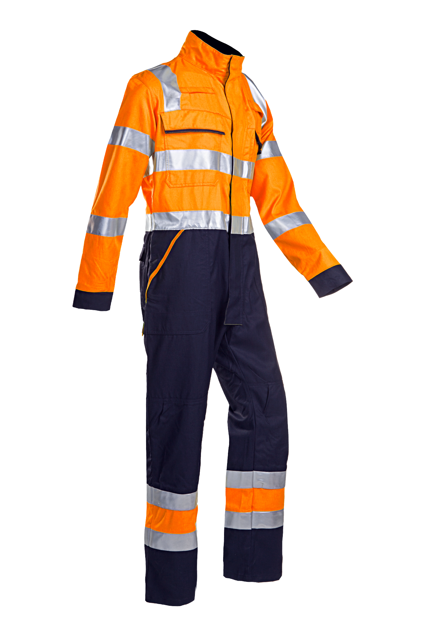 Sioen Overalls Mornant Multinorm- ARC fluo oranje-marineblauw