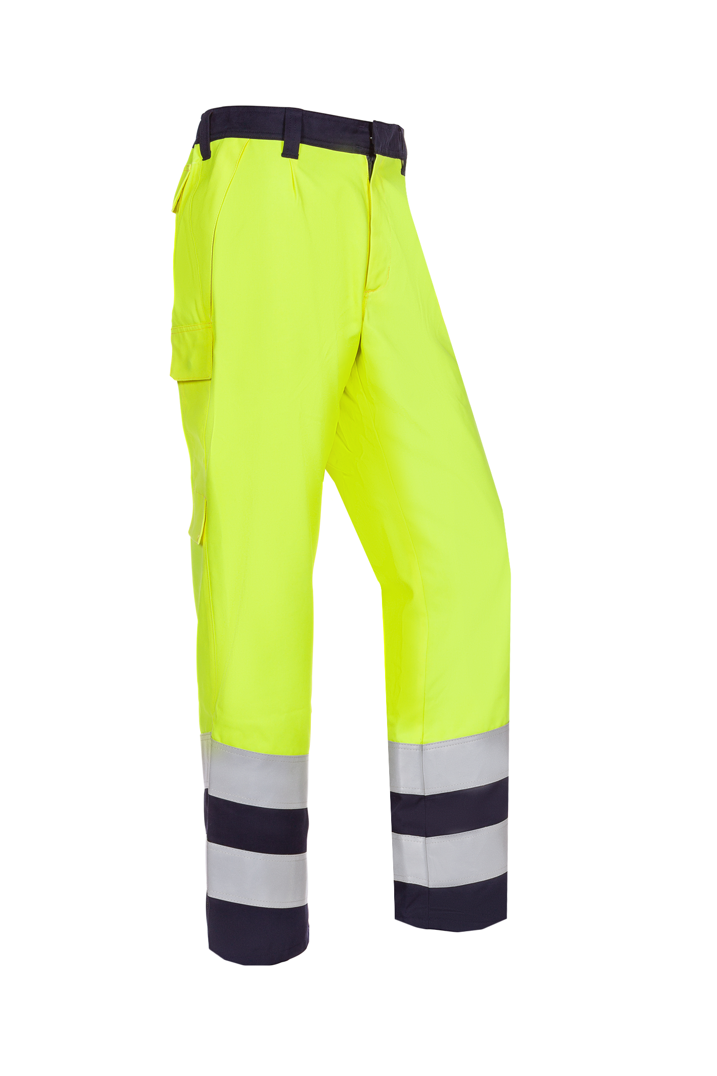 Sioen Broeken Karden Multinorm- ARC fluo geel-marineblauw