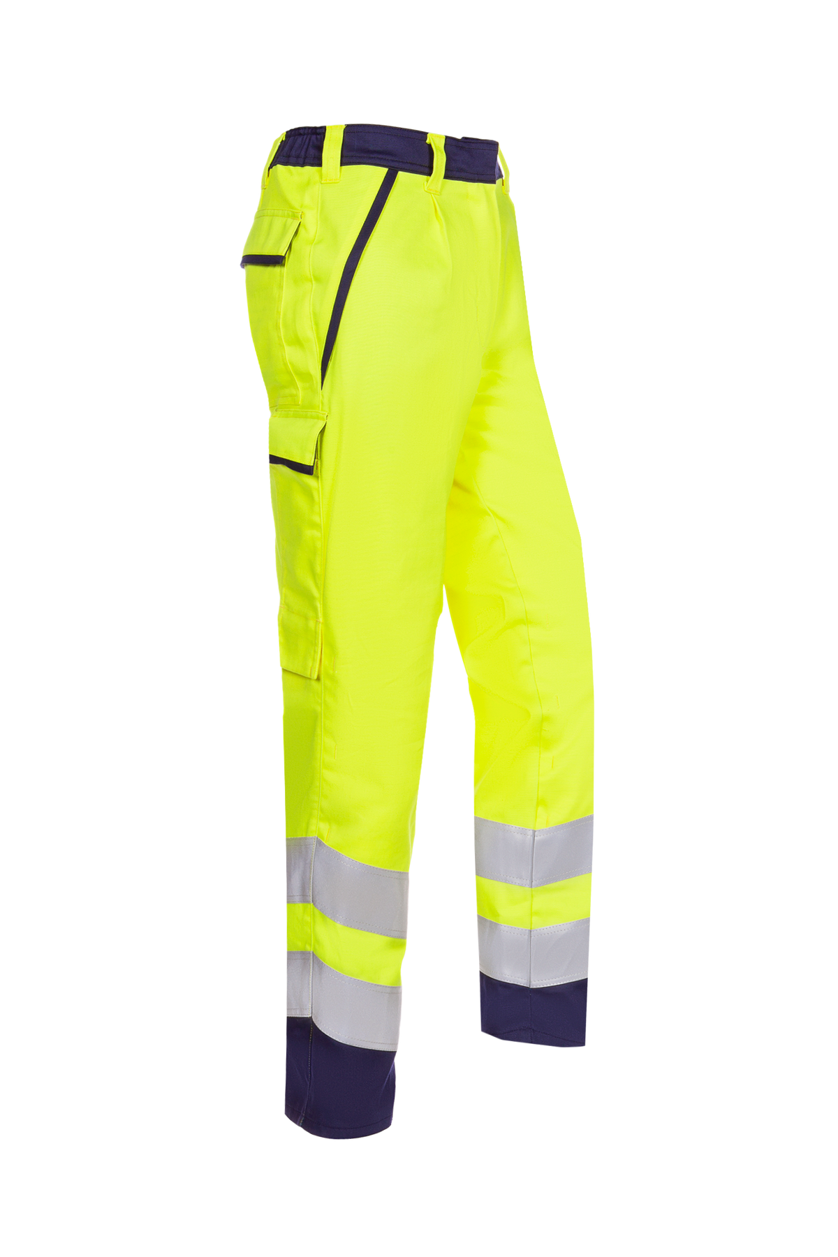 Sioen Broeken Lesha Multinorm- ARC fluo geel-marineblauw
