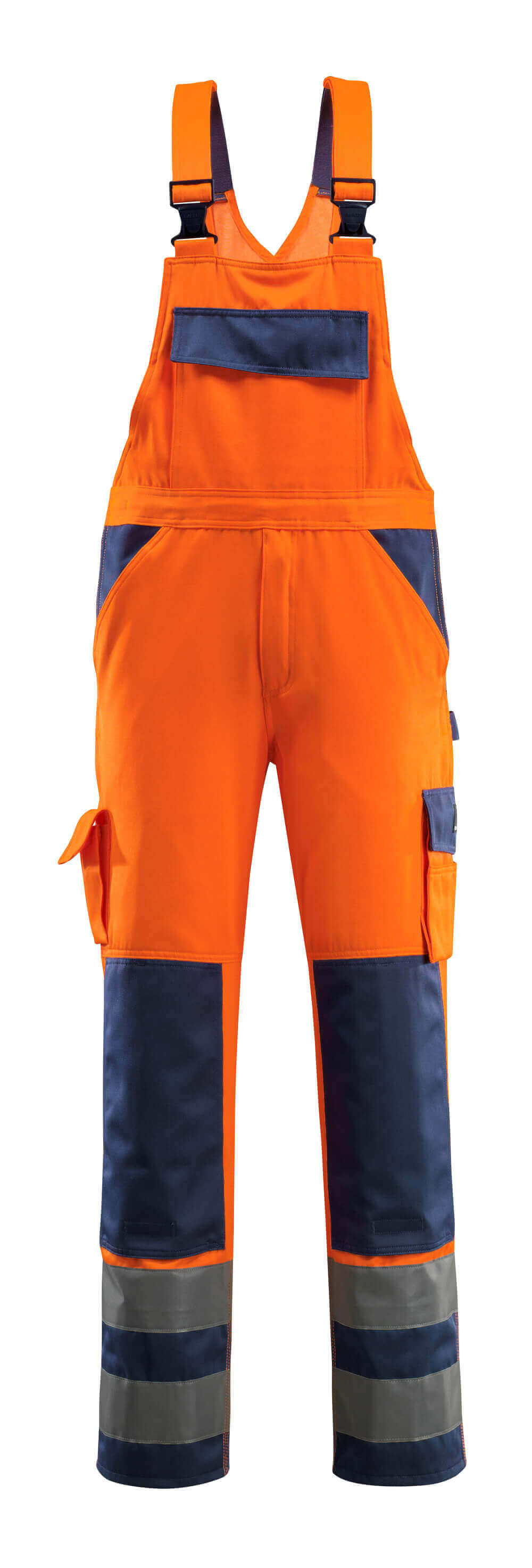 Mascot Safe Compete Am. Overalls 07169-860 Barras fluo oranje-marineblauw(141)