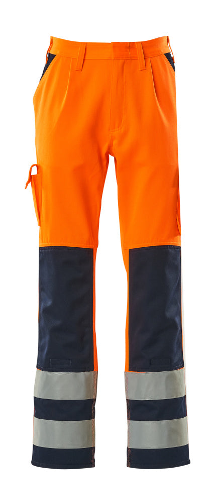 Mascot Safe Compete Broeken 07179-860 Olinda fluo oranje-marineblauw(141)