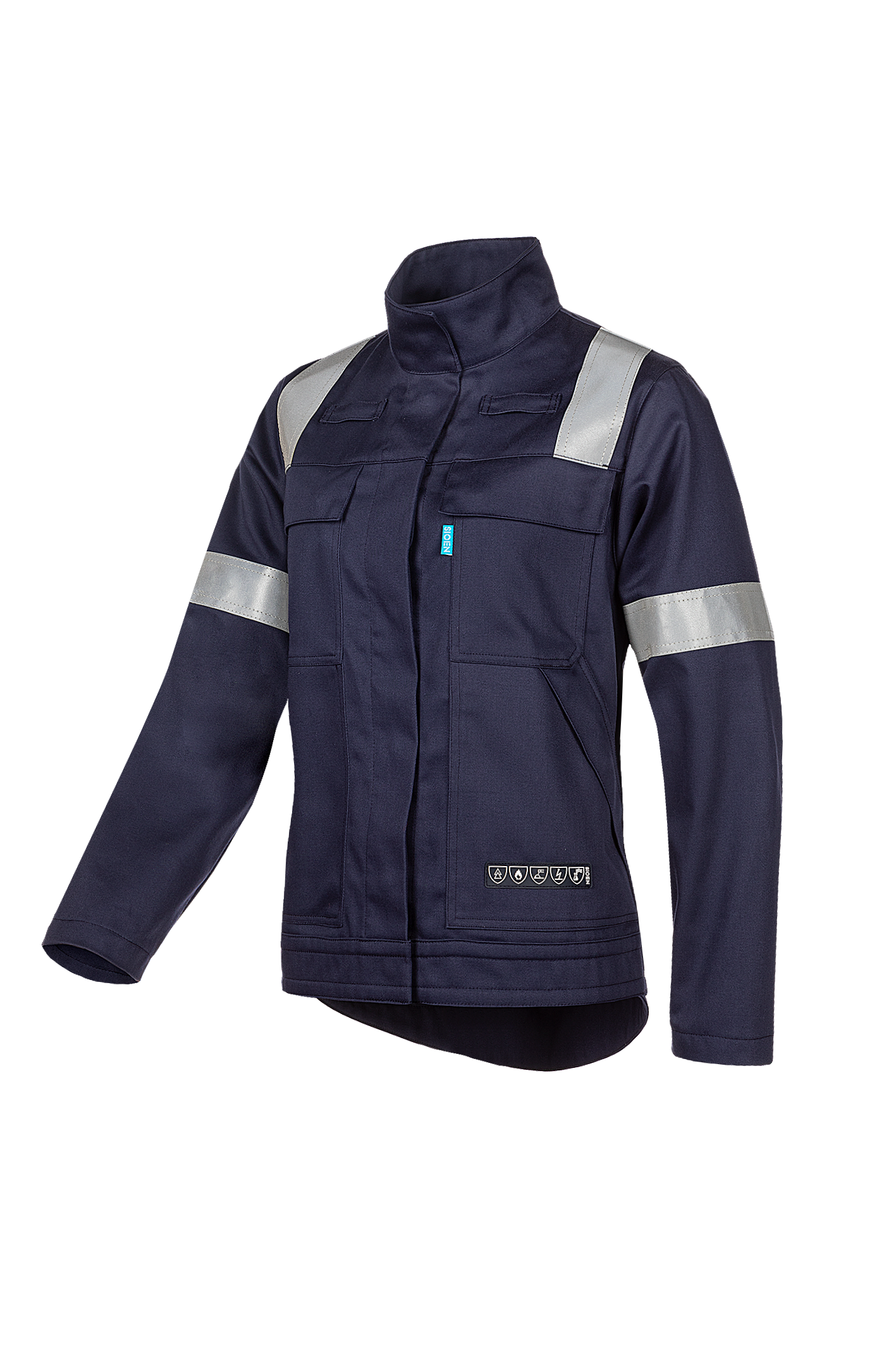 Sioen vest Oroya multinorm marineblauw