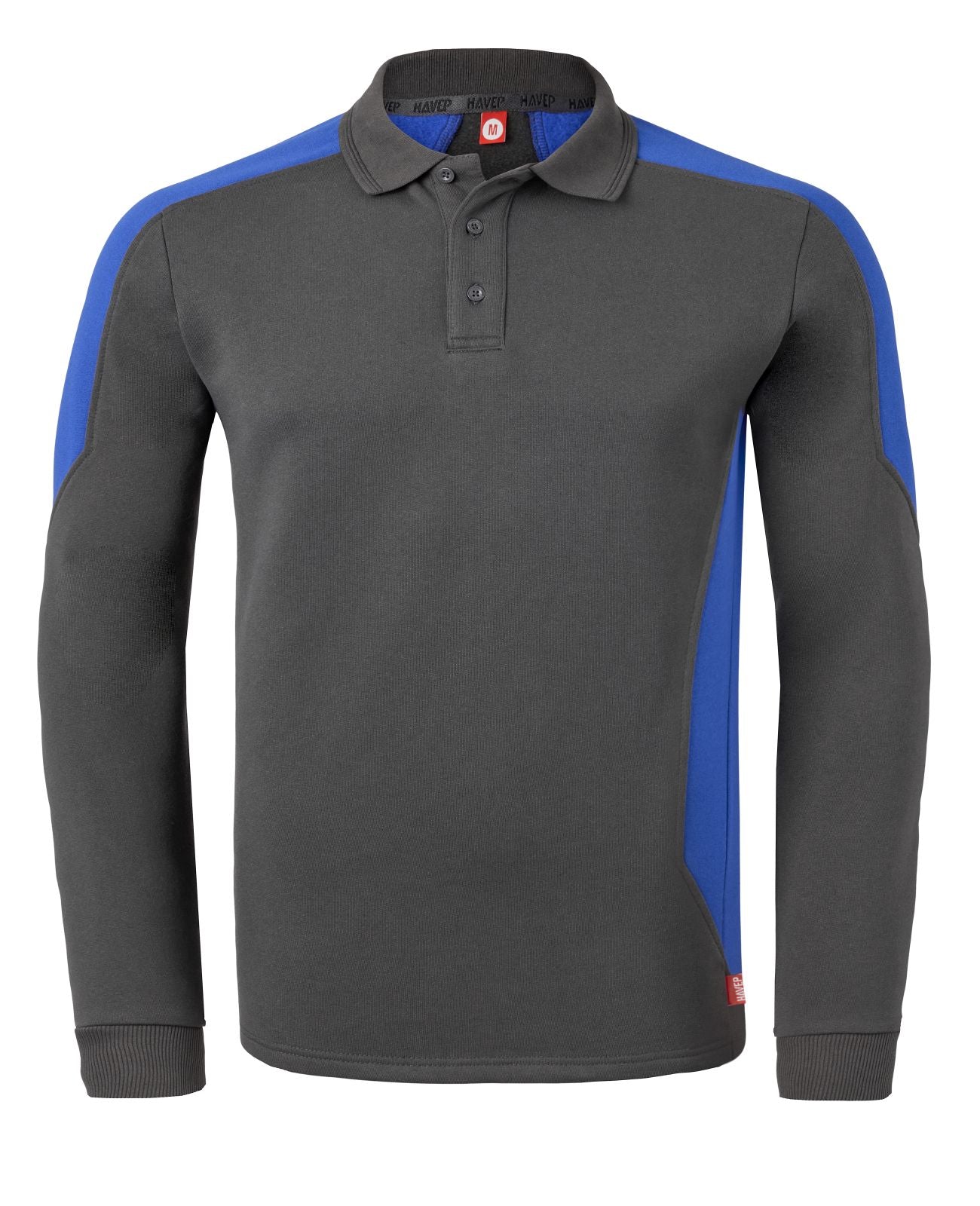 Havep Baselayer WW Polosweaters 10075 houtskool-korenblauw(AAR)