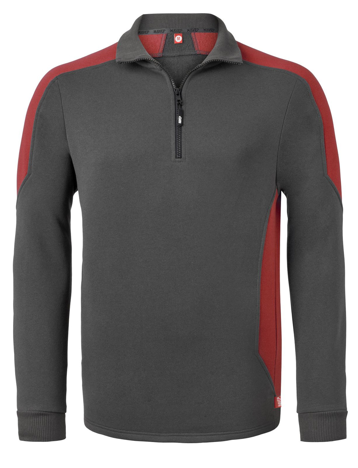 Havep Baselayer WW Sweaters 10076 houtskool-rood(AAB)
