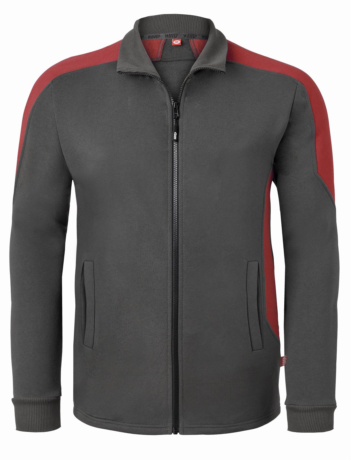 Havep Baselayer WW Sweaters 10077 houtskool-rood(AAB)