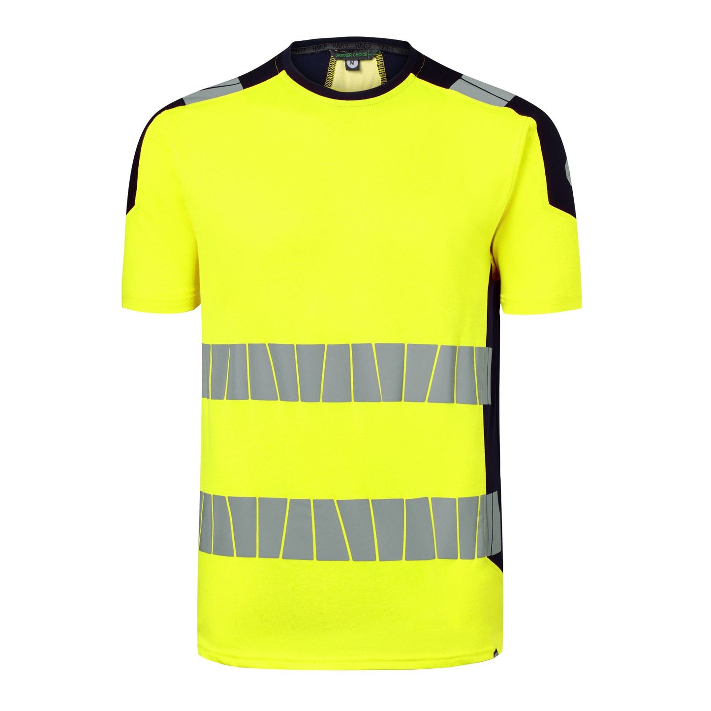 Havep High Visibility + T-shirt 10078 Hivis fluo geel-marine(AOV)