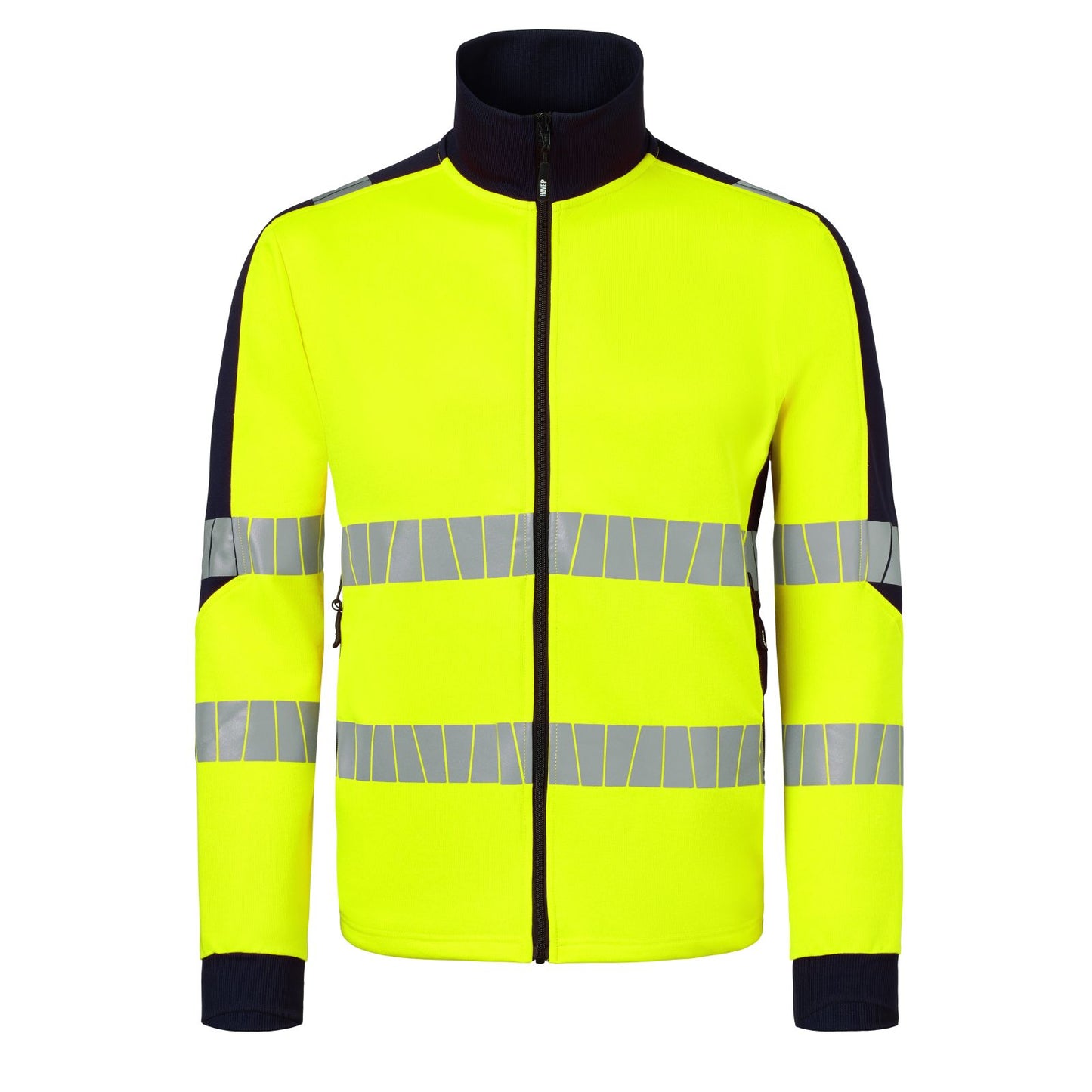 Havep High Visibility + Vest 10081 Zip Hivis fluo geel-marine(AOV)