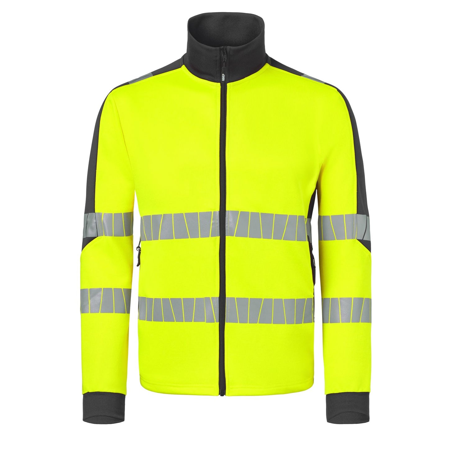 Havep High Visibility + Vest 10081 Zip Hivis fluo geel-charcoal(CBK)