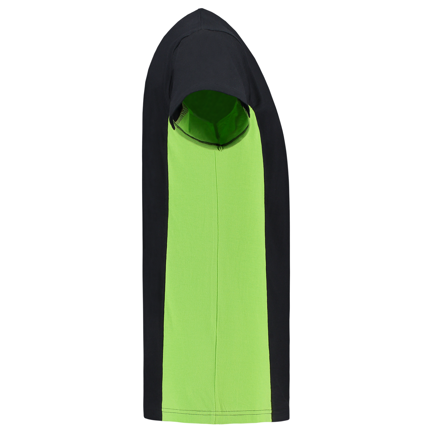 Tricorp Workwear T-shirts 102002-TT2000 zwart-limoen(blacklime)