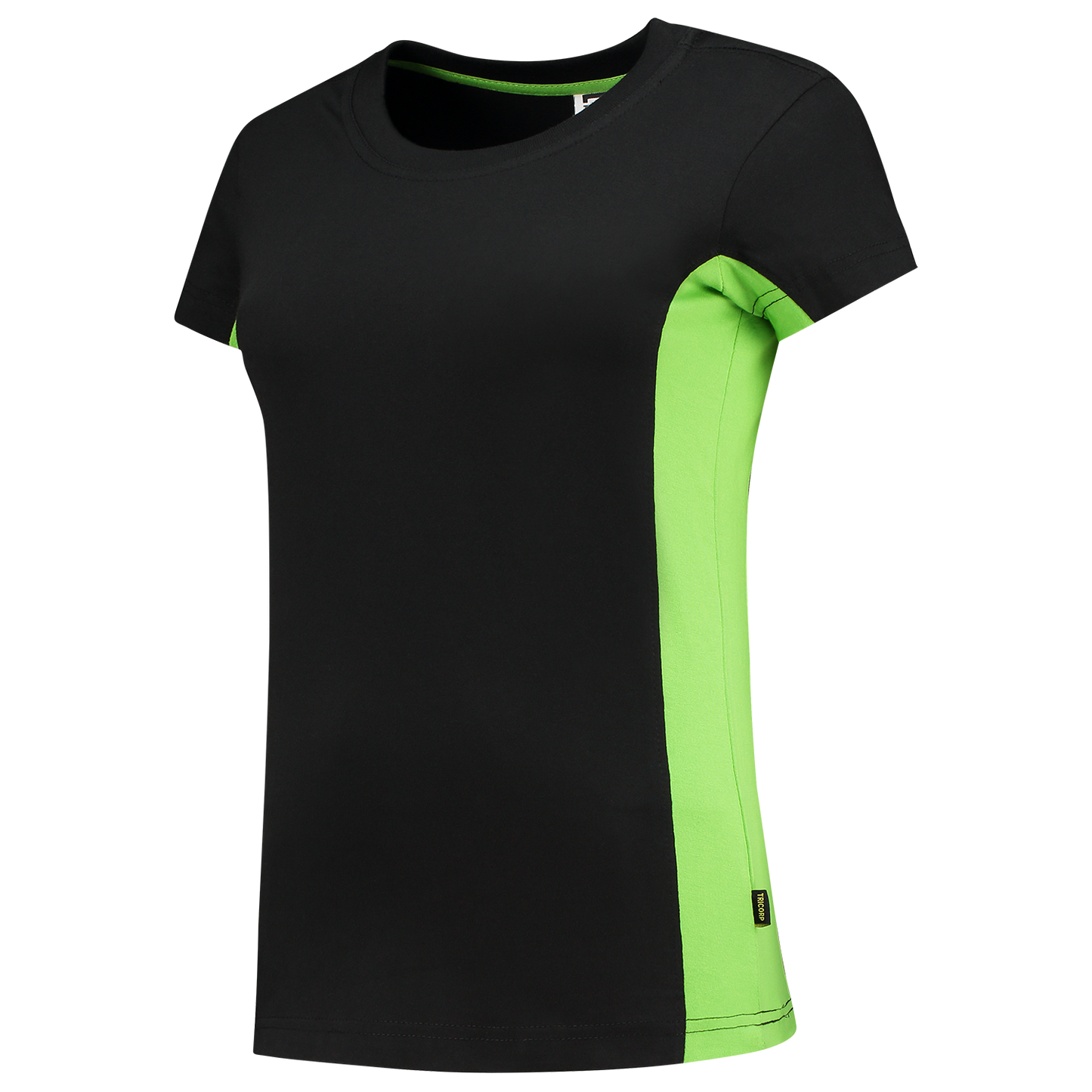 Tricorp Workwear T-shirts 102003 zwart-limoen(blacklime)