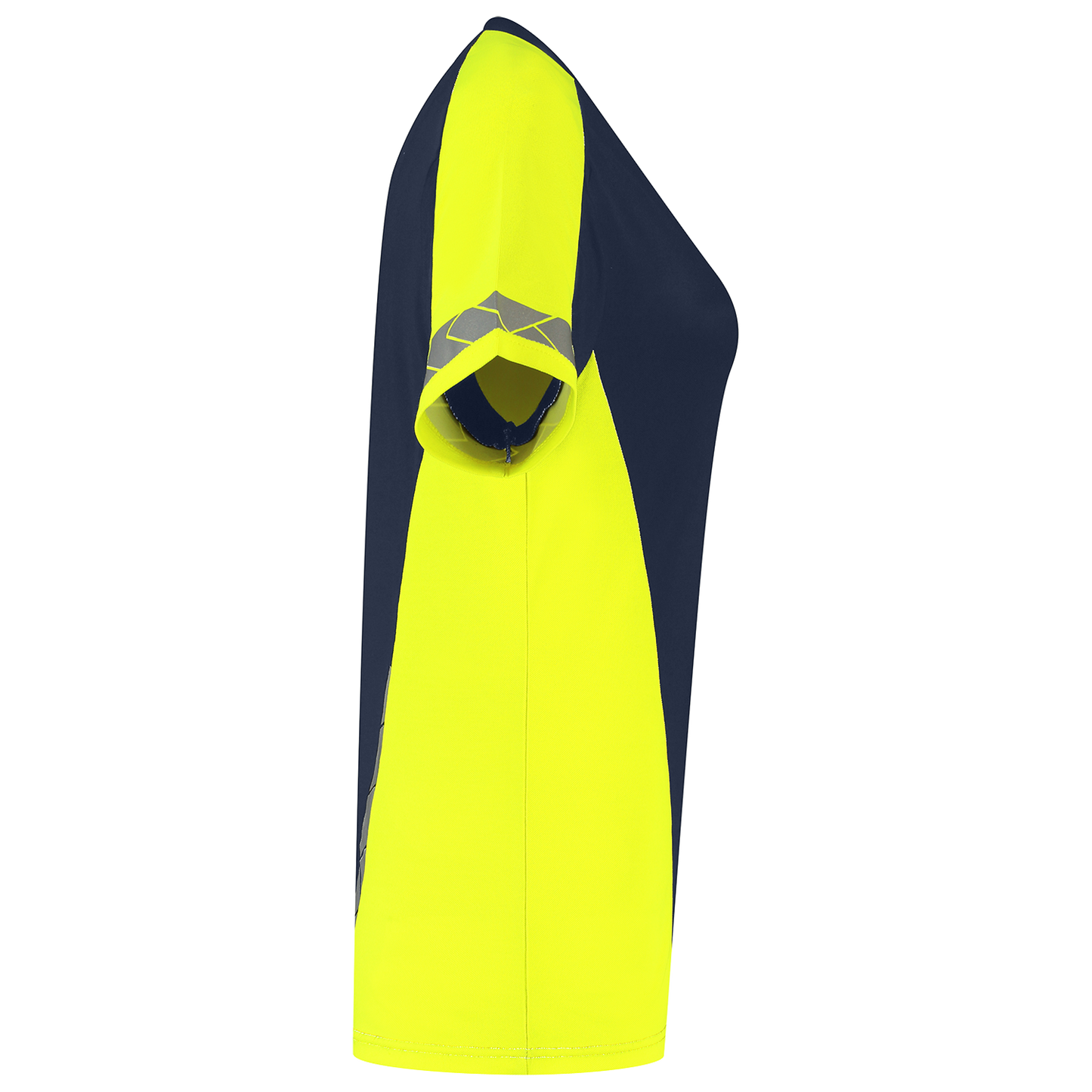 Tricorp Workwear Reflective Redefined T-shirts 106108 dames HiVis inktblauw-fluo geel(inkfluoryellow)