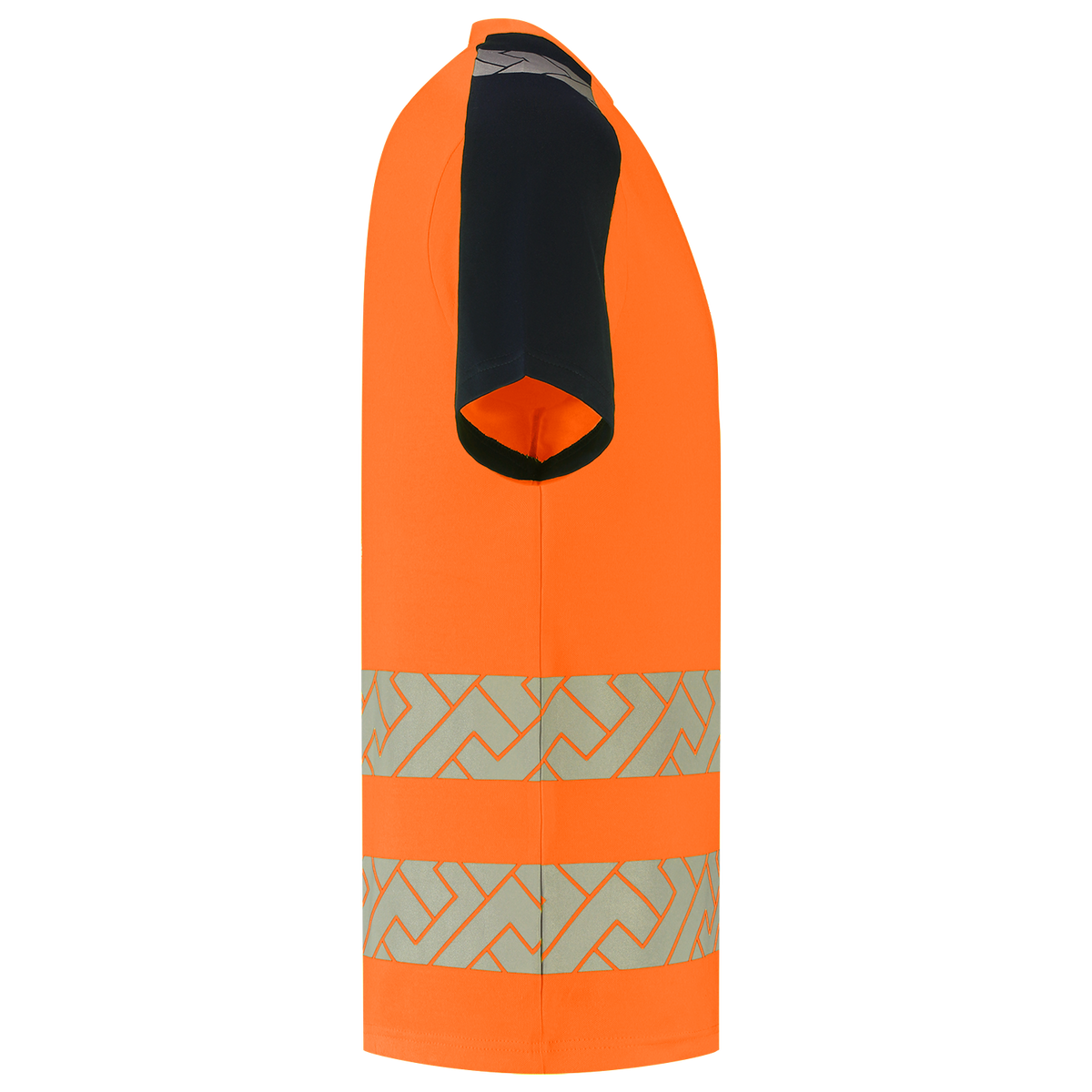 Tricorp Workwear High Vis Redefined T-shirts 106110 Industrieel Wasbaar fluo oranje-inktblauw(fluororangeink)