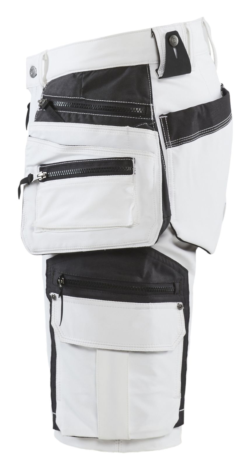 Blaklader Broeken 10881645 wit-donkergrijs(1098)