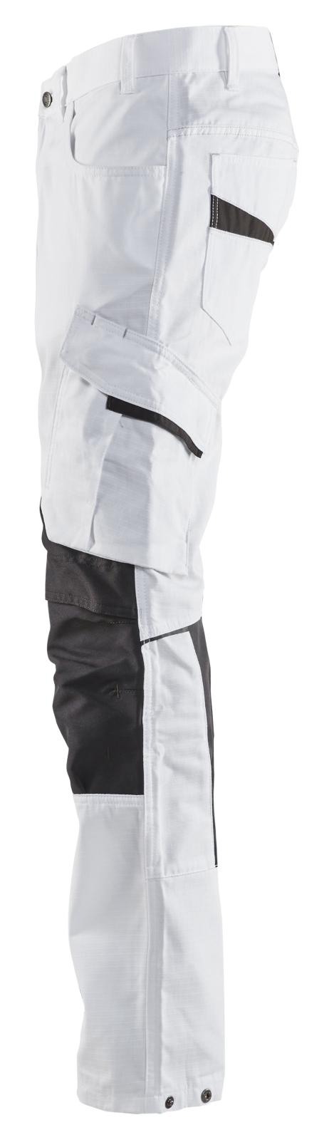 Blaklader Broeken 10951330 met Stretch wit-donkergrijs(1098)