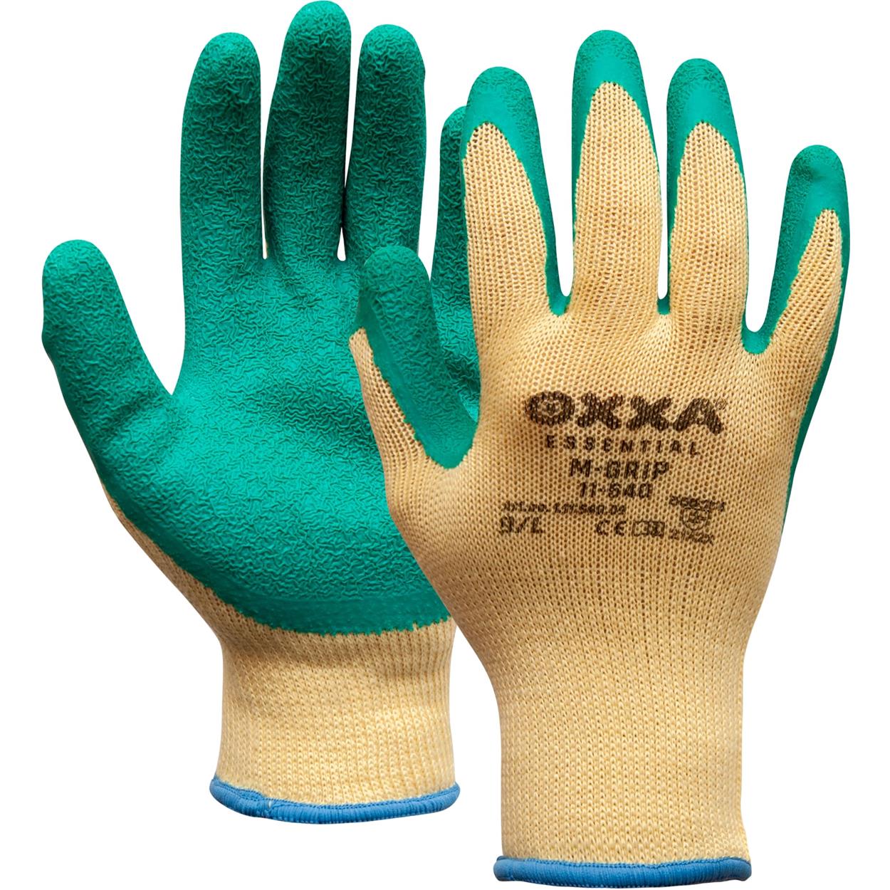 OXXA Essential Handschoen M-Grip 11-540 groen-geel