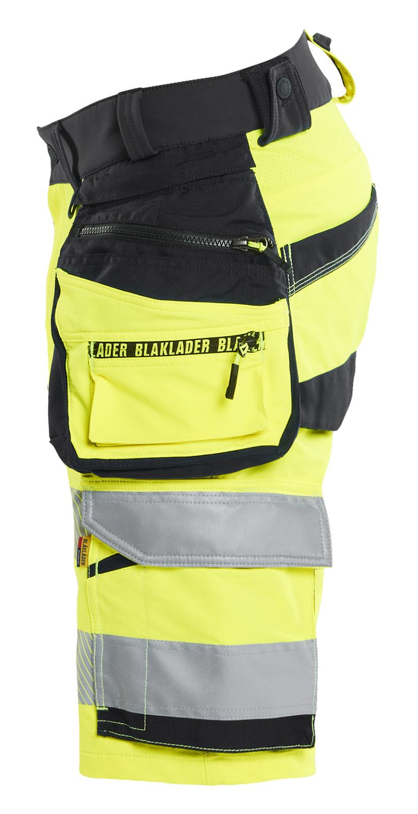Blaklader High Vis Shorts 11201648 4-weg stretch HiVis fluo geel-zwart(3399)