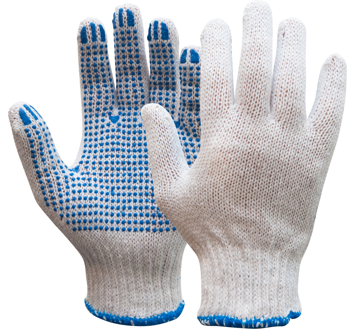 OXXA Basic Handschoen Knitter 12-241 blauw-wit-groen