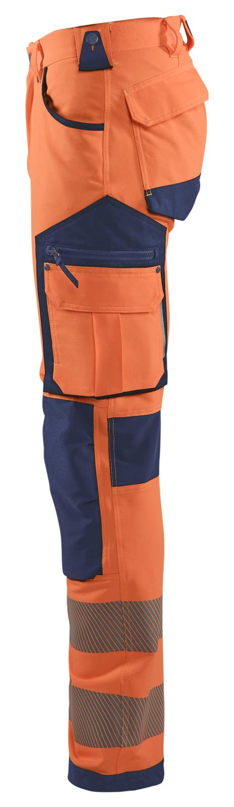 Blaklader Werkbroeken 11971642 fluo oranje-marineblauw(5389)