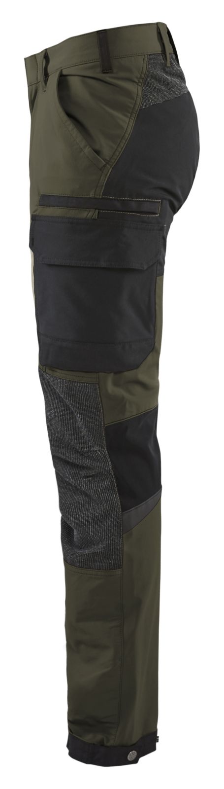 Blaklader Broeken 14221645 groen-zwart(4599)