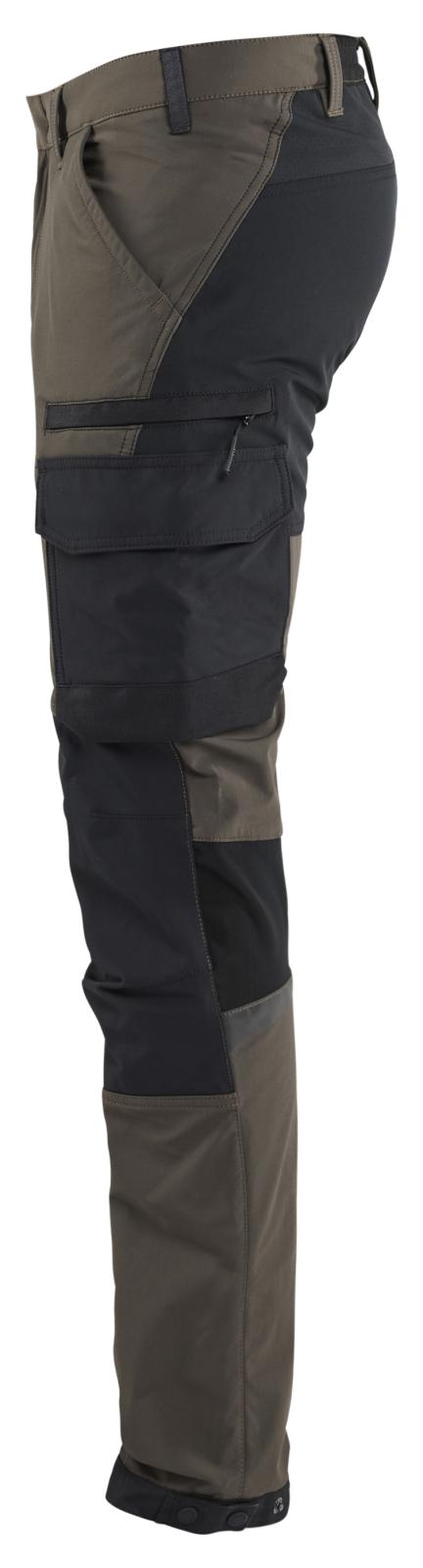 Blaklader Broeken 14221645 groen-zwart(4599)