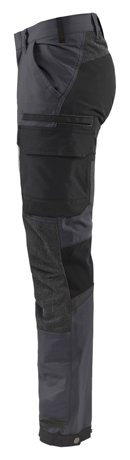 Blaklader Broeken 14221645 midden grijs-zwart(9699)