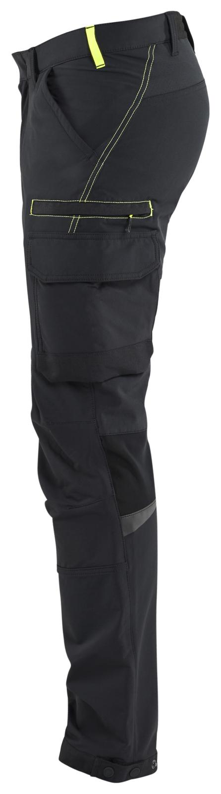 Blaklader Broeken 14221645 zwart-fluo geel(9933)