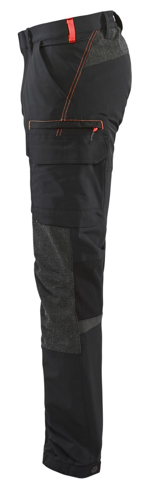 Blaklader Broeken 14221645 zwart-rood(9956)