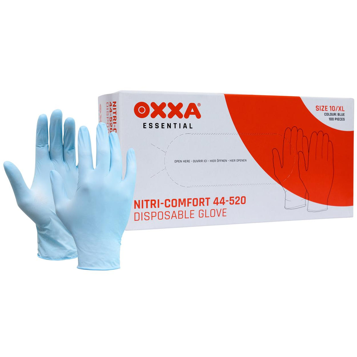 OXXA Essential Handschoen Nitri-Comfort 44-520 blauw