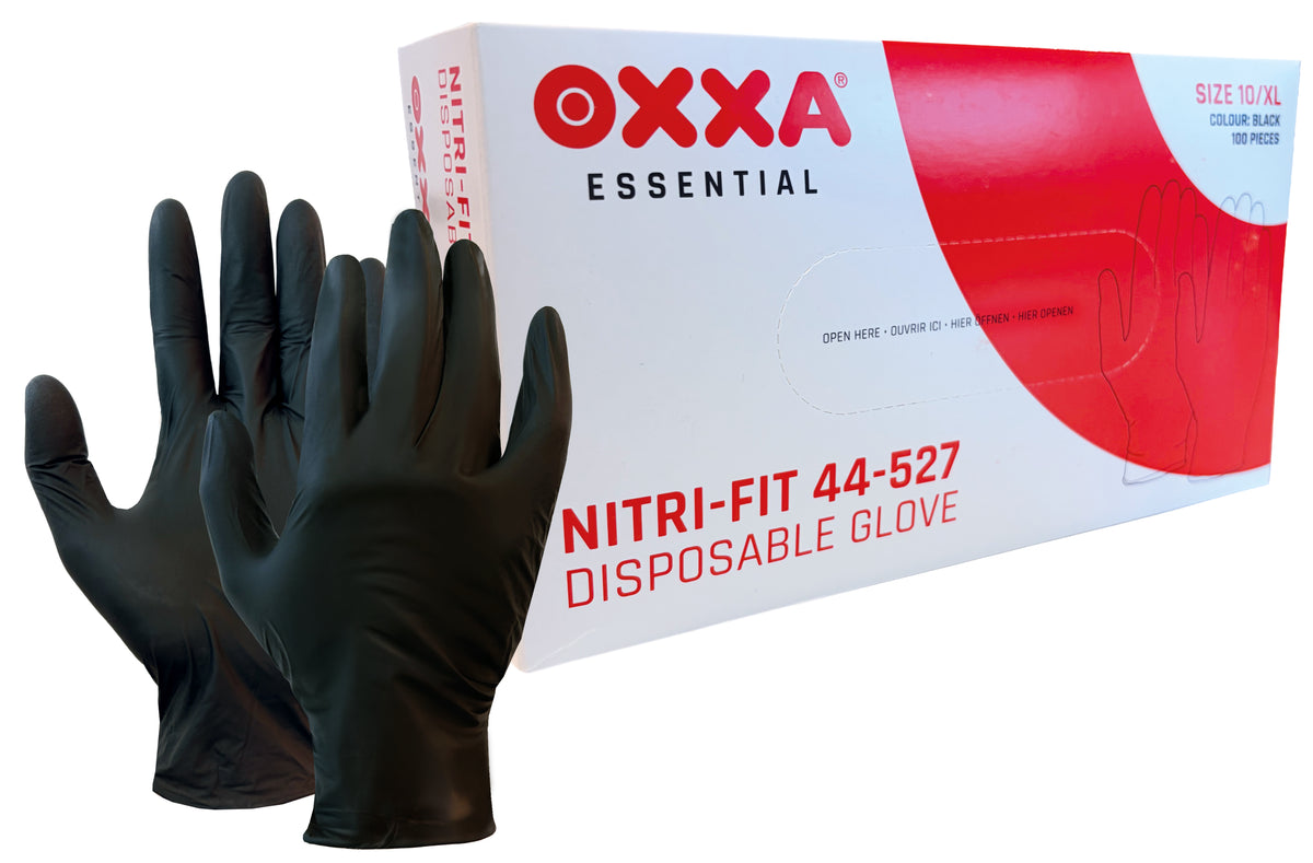 OXXA Essential Handschoen Nitri-Fit 44-527 disposable nitril zwart