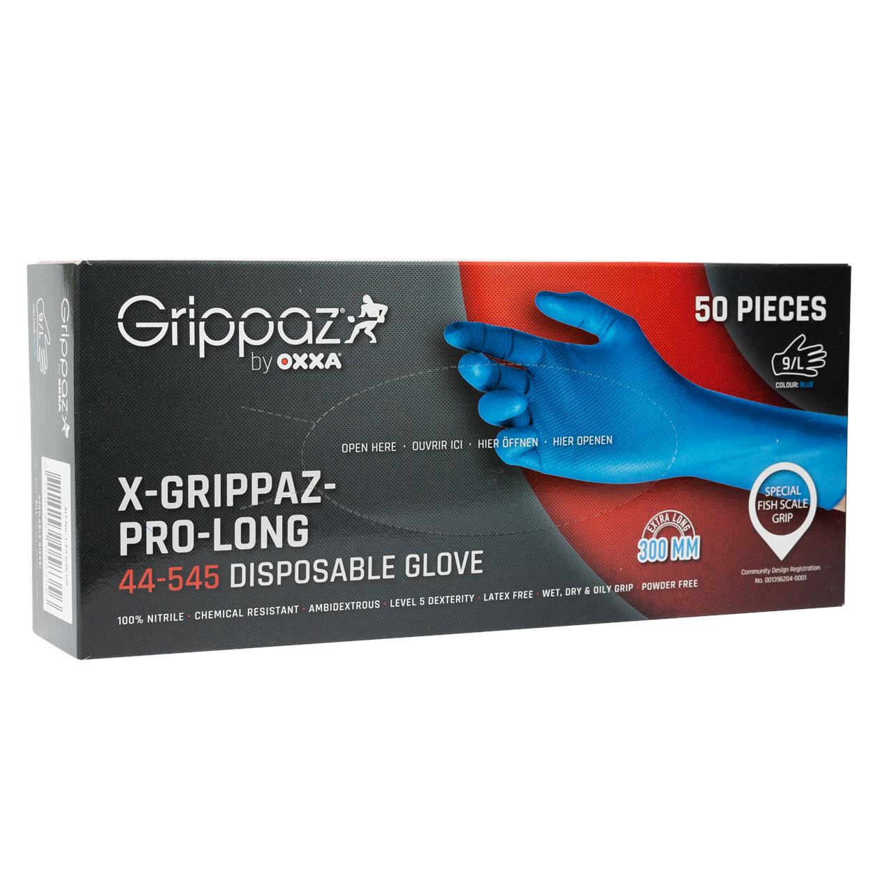 OXXA Premium Handschoen X-Grippaz-Pro-Long 44-545 blauw