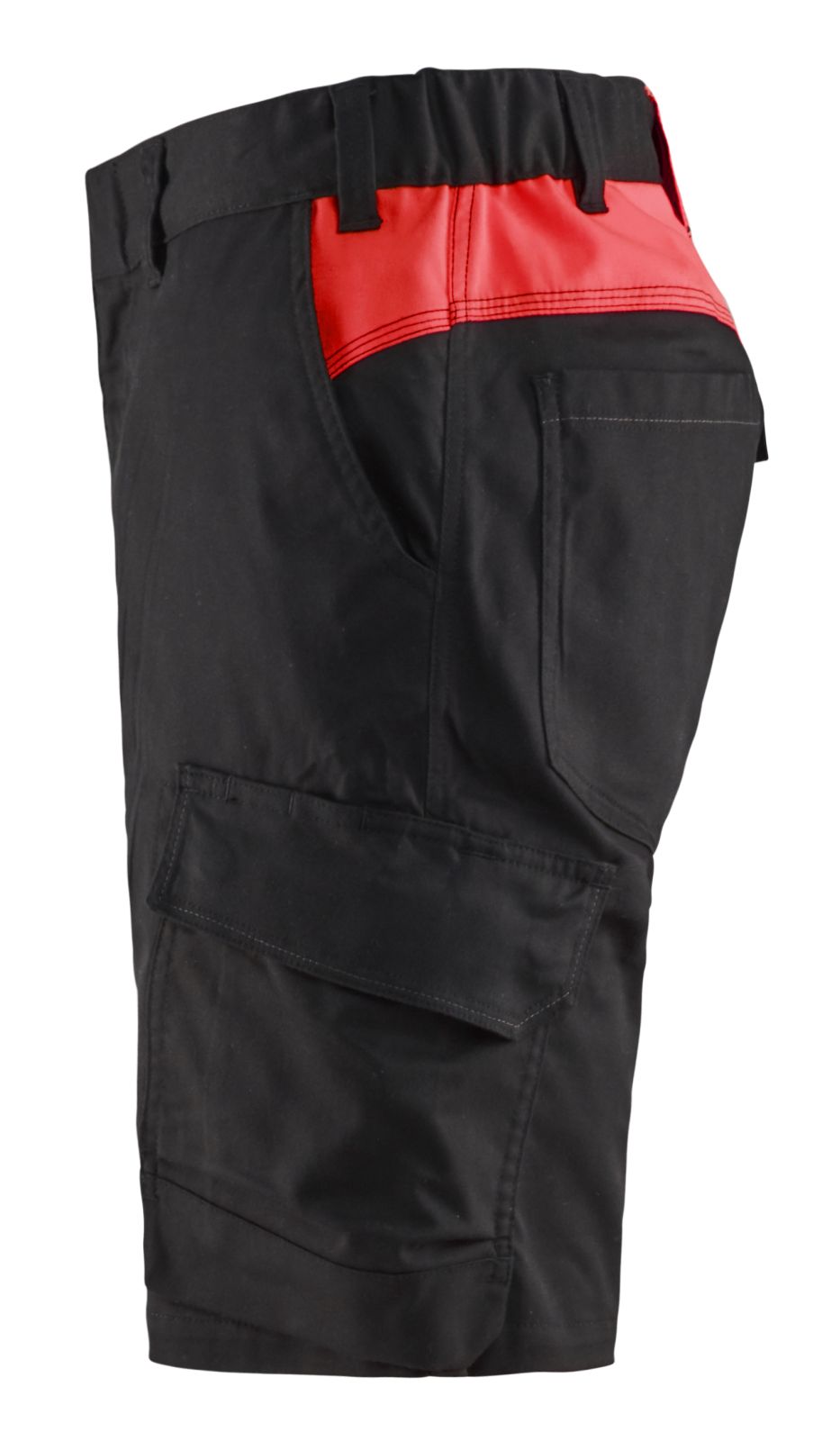 Blaklader Broeken 14461832 zwart-rood(9956)