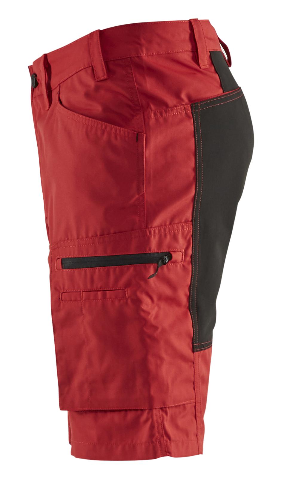 Blaklader Broeken 14491845 met Stretch rood-zwart(5699)