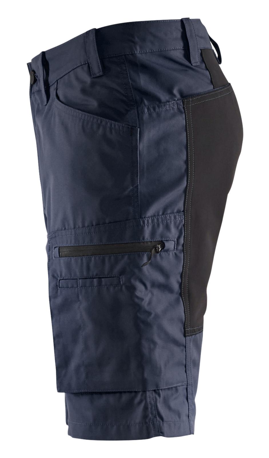 Blaklader Broeken 14491845 met Stretch donker marineblauw-zwart(8699)