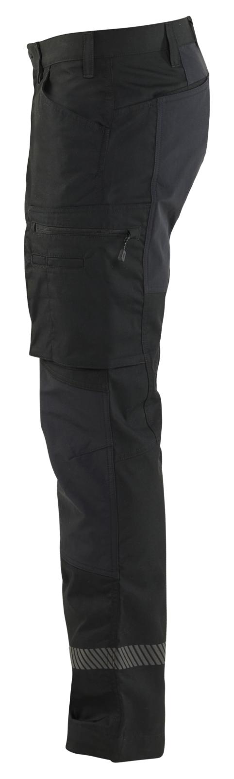 Blaklader Industrie/Service Service Werkbroeken 14521847 stretch zwart(9900)