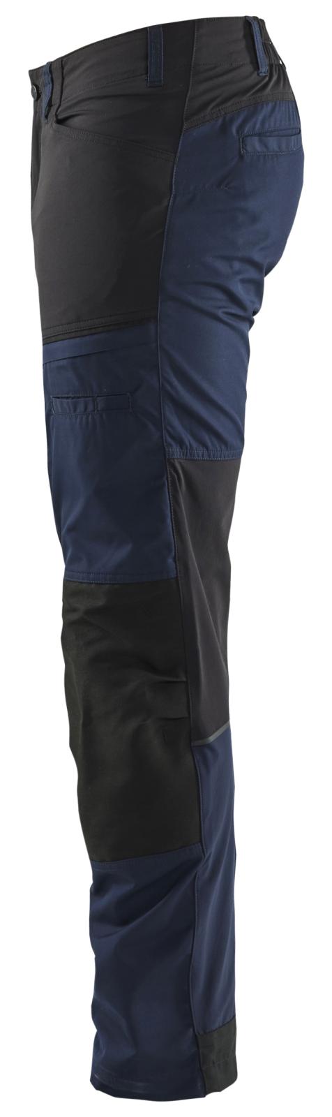 Blaklader Industrie/Service Broeken 14561845 stretch donker marineblauw-zwart(8699)