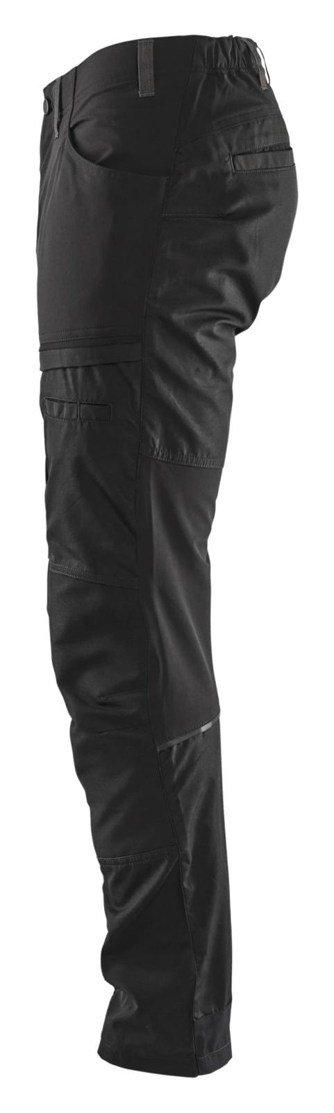 Blaklader Industrie/Service Broeken 14561845 stretch zwart-donkergrijs(9998)