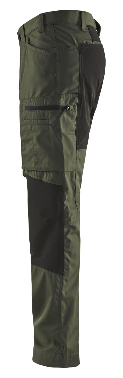 Blaklader Broeken 14591845 met Stretch army groen-zwart(4699)