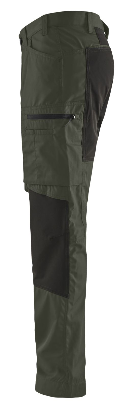 Blaklader Broeken 14591845 met Stretch army groen-zwart(4699)