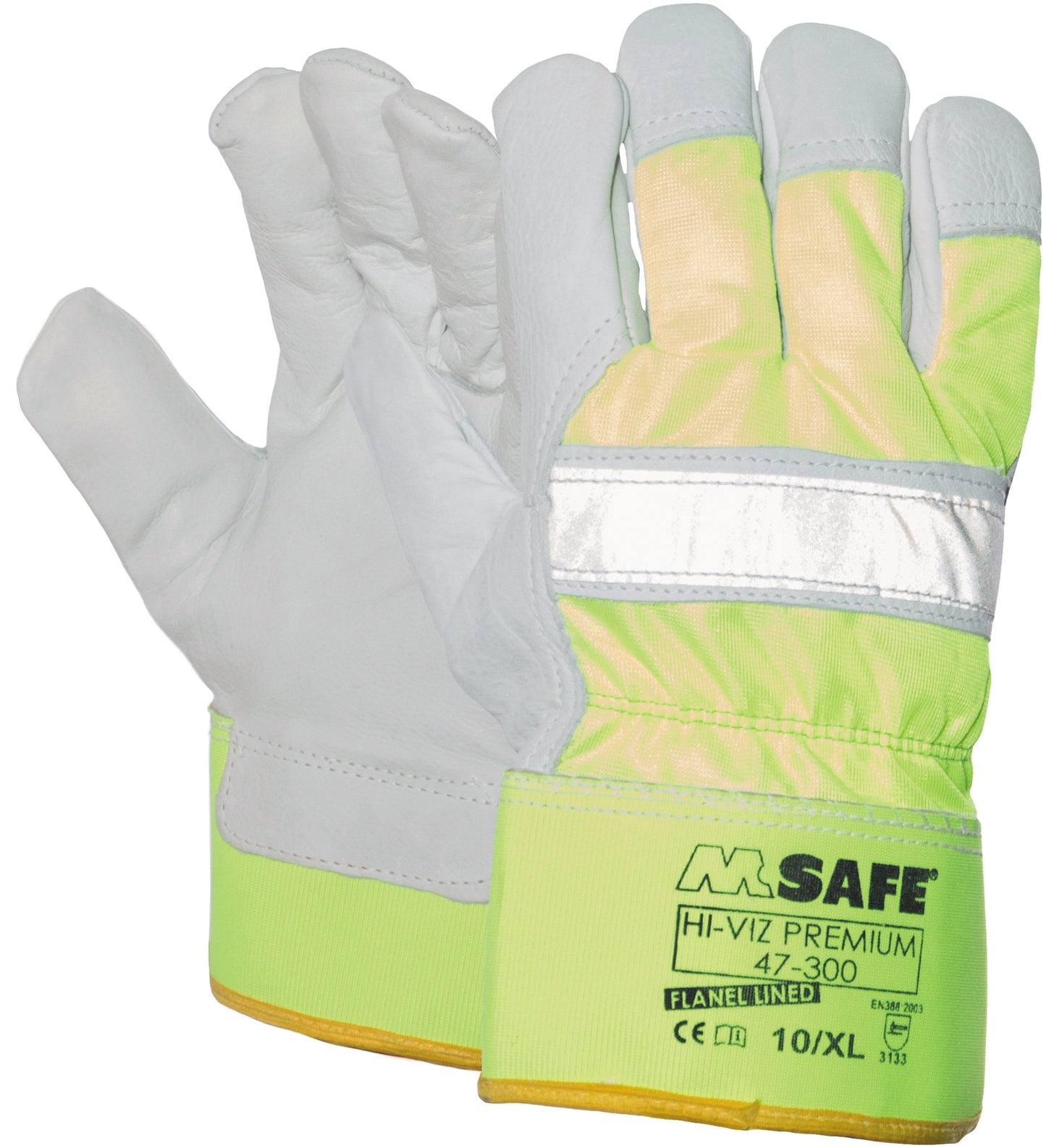 M-Safe Handschoenen 14730000 Hi-Viz HiVis fluo-geel