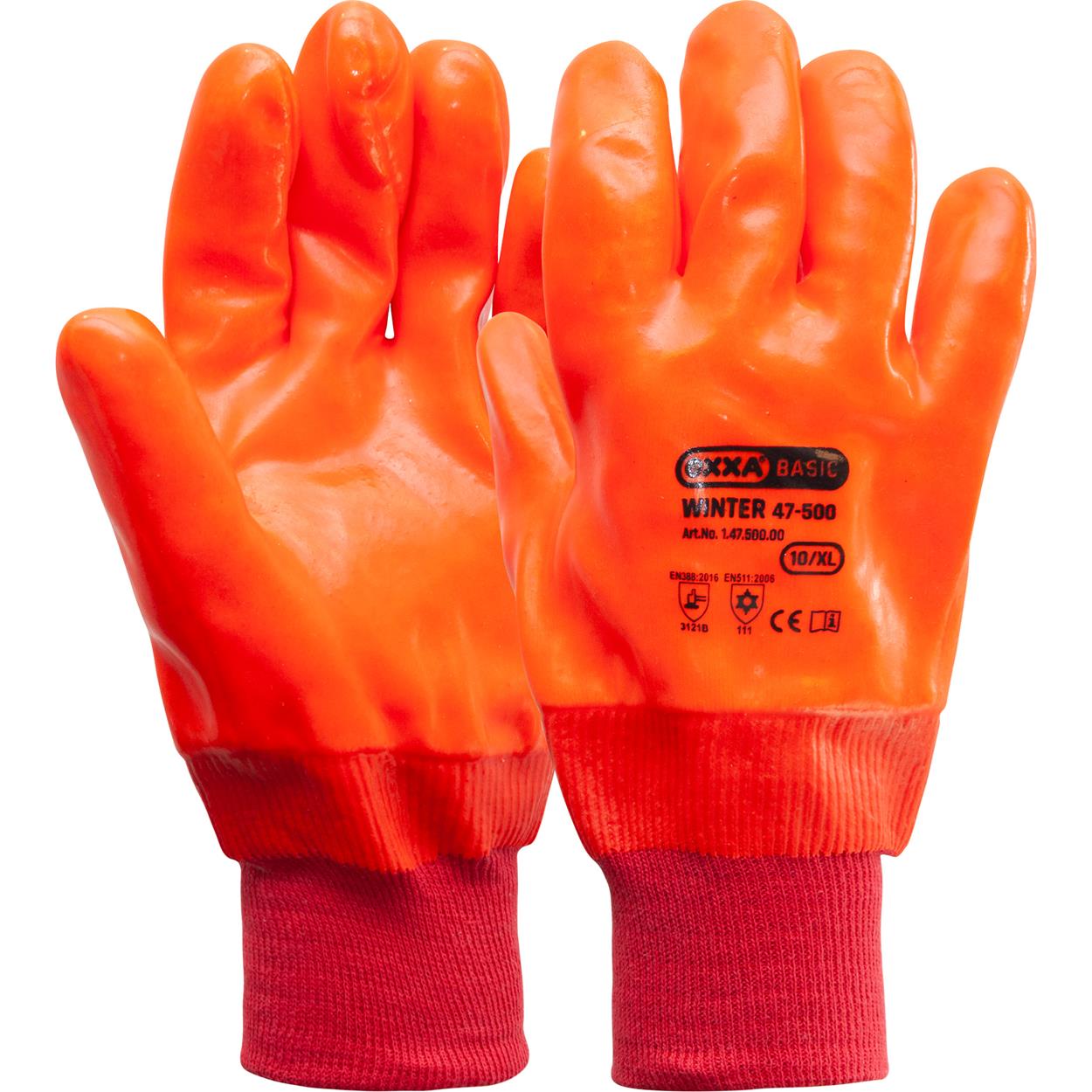 OXXA Basic Handschoenen 47-500 Winter fluo-oranje