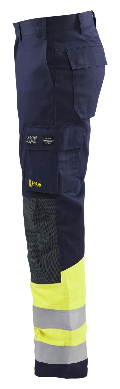 Blaklader Broeken 14781514 Multinorm marineblauw-geel(8933)