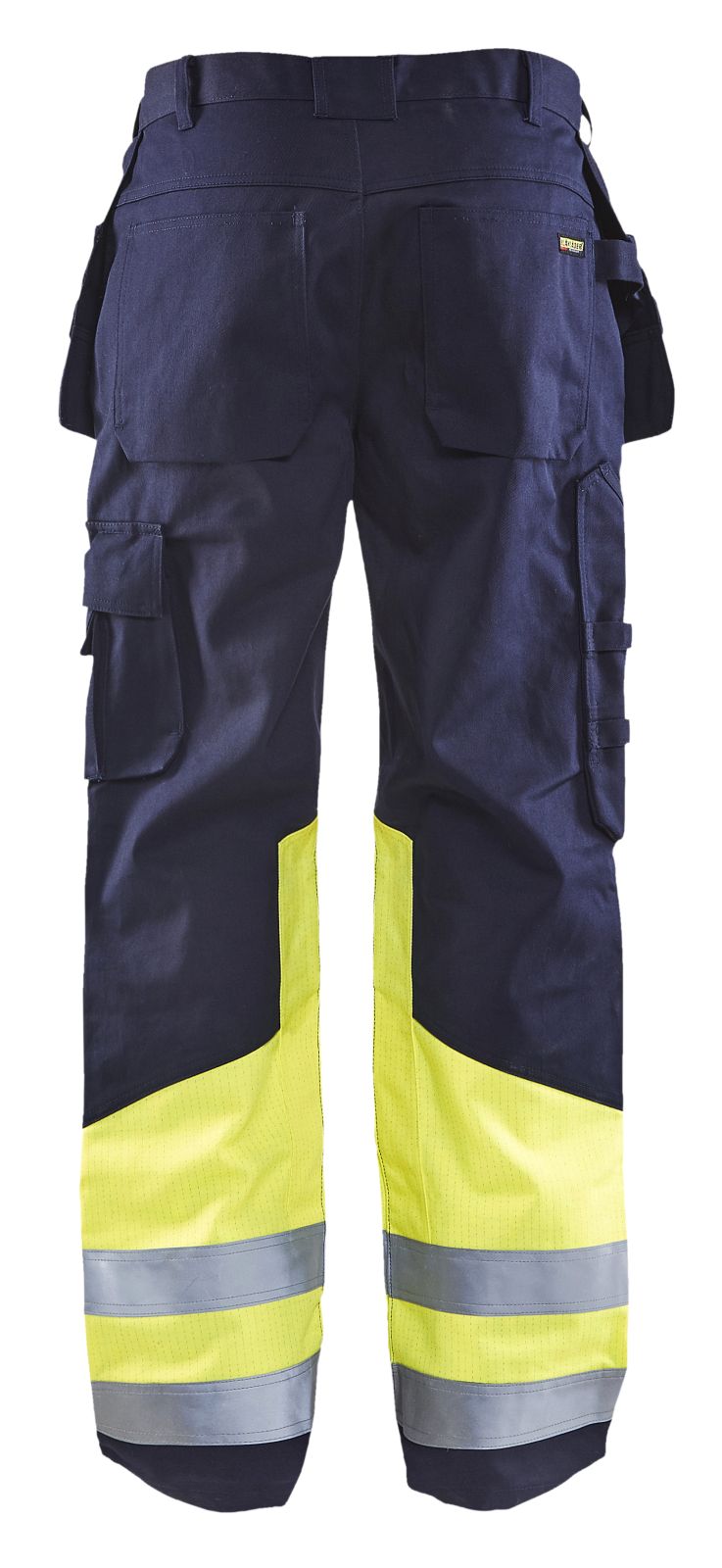 Blaklader Broeken 14791514 Multinorm marineblauw-geel(8933)