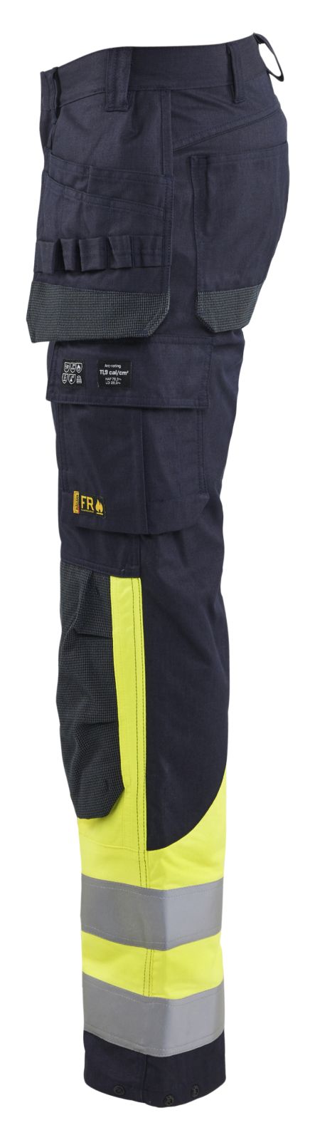 Blaklader Broeken 14891512 Multinorm marineblauw-geel(8933)