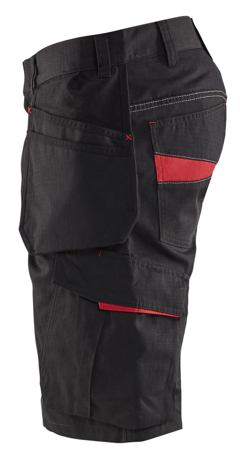 Blaklader Broeken 14941330 zwart-rood(9956)