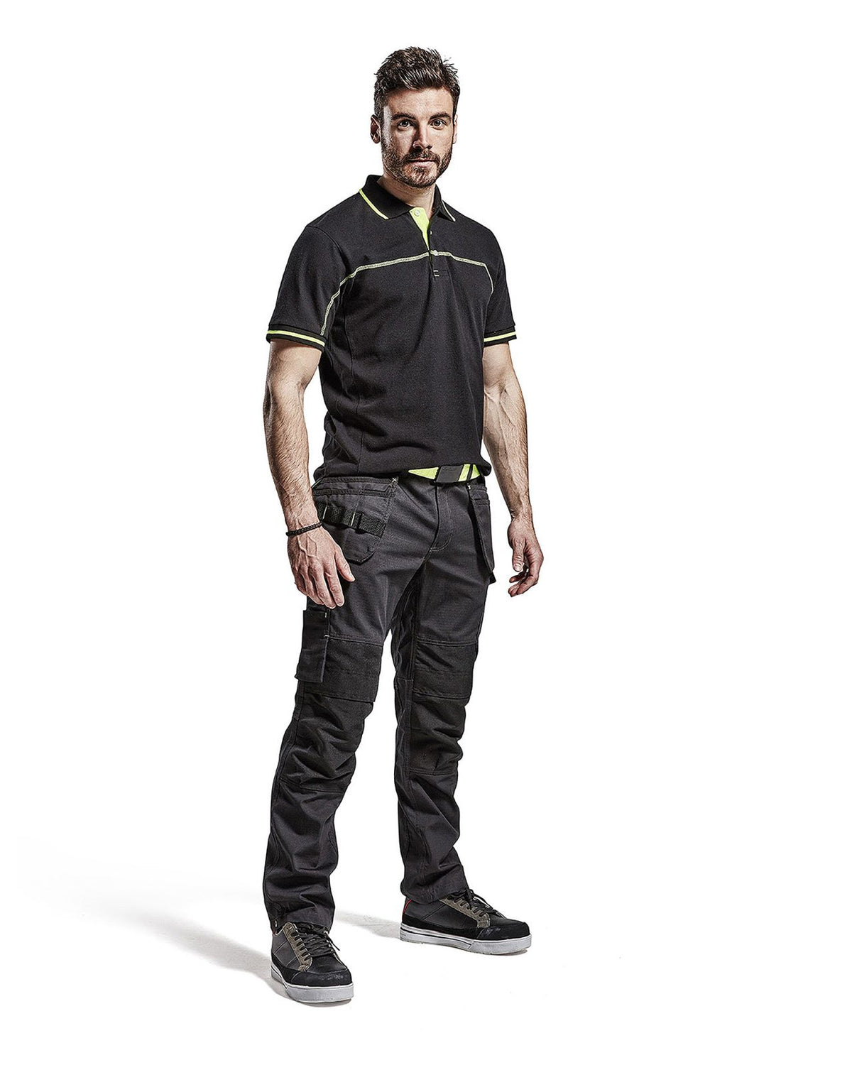 Blaklader Broeken 14961330 met Stretch zwart-geel(9933)