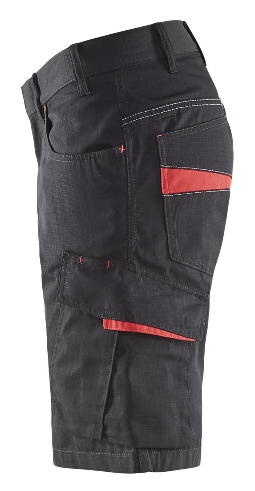 Blaklader Broeken 14991330 zwart-rood(9956)